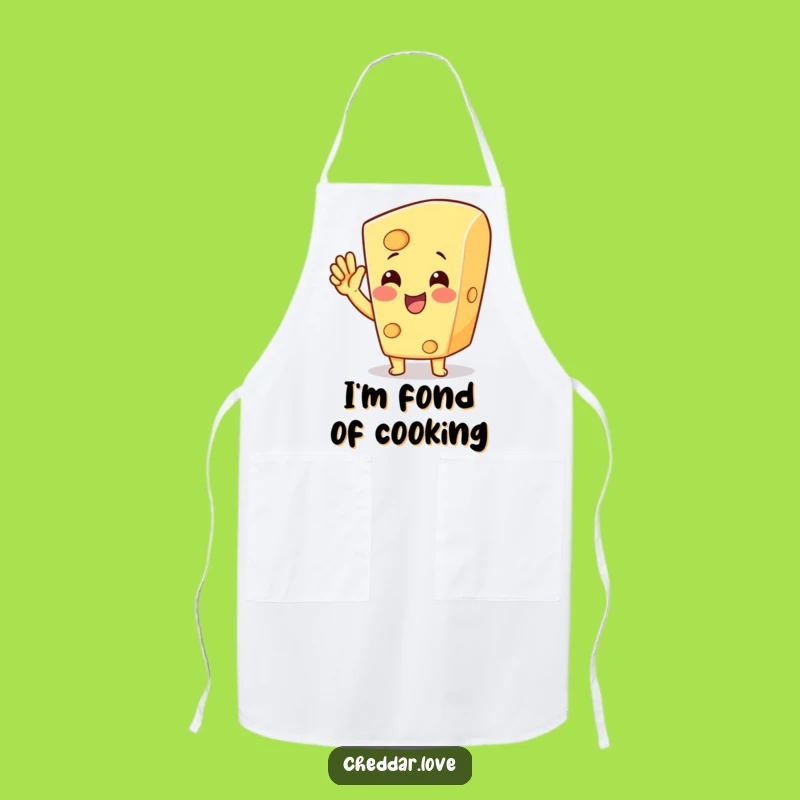 Funny Cheese Cheer Apron - Kitchen Celebration Cooking Gift