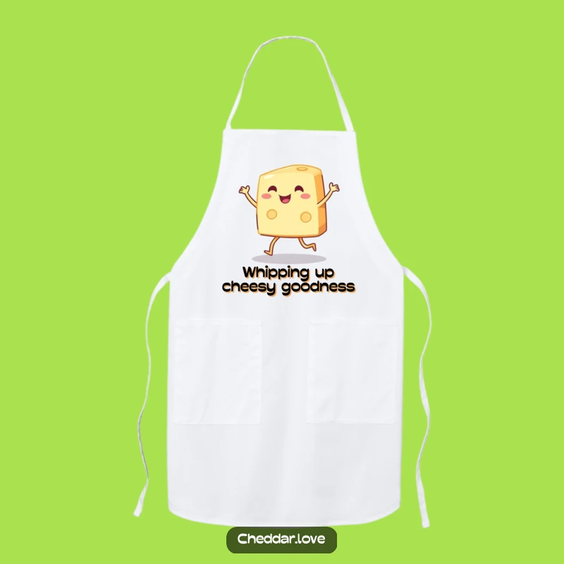 Funny Cheese Dance Apron: Humorous Kitchen Wear, Unique Funny Gift!