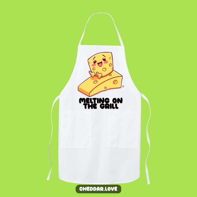 Funny Cheese Slide Apron - Cheesy Kitchen Fun, Ideal Funny Gift
