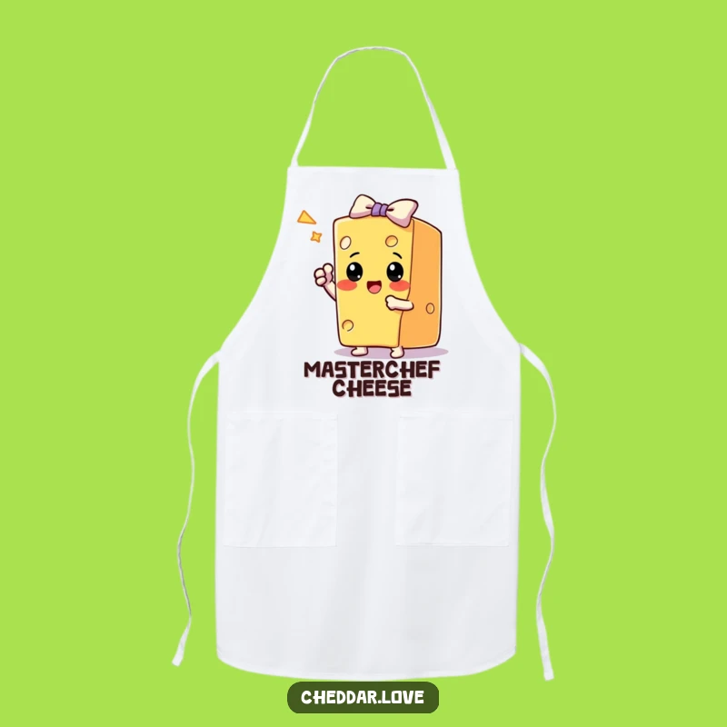 Funny Cheese Trick Star Apron: Cook with Performance Flair