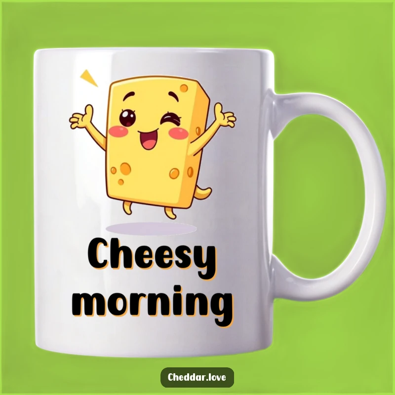Funny Cheese Dance Mug: Hilarious Foodie Gift for a Cheesy Good Time
