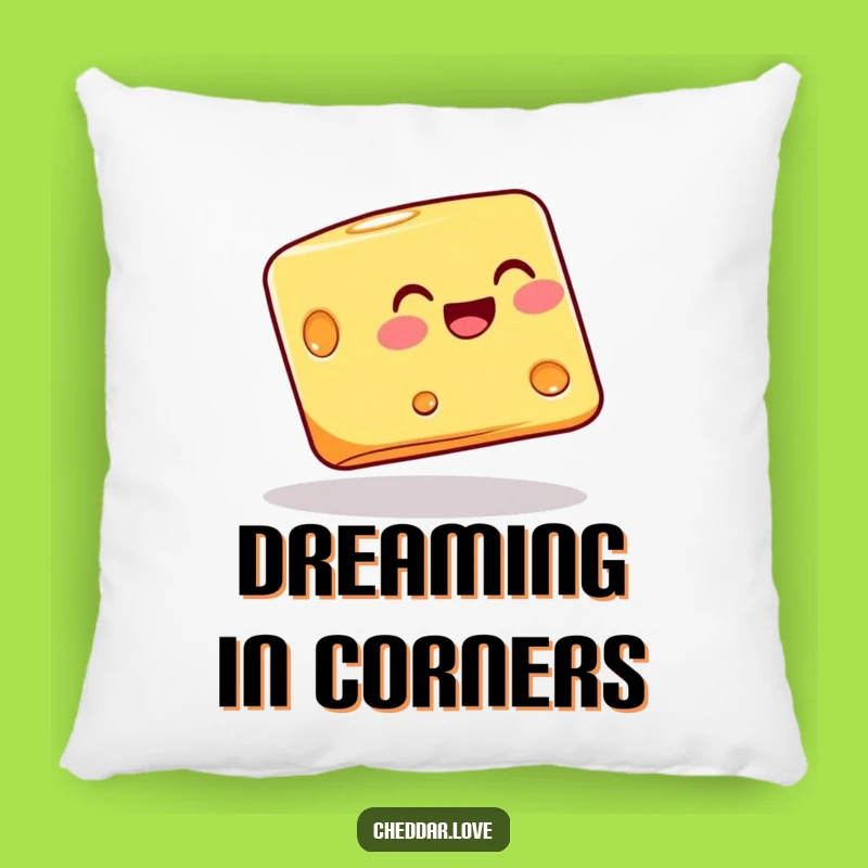 Funny Balancing Cheese Block Pillow: Snuggle Up with Cheesy Stability