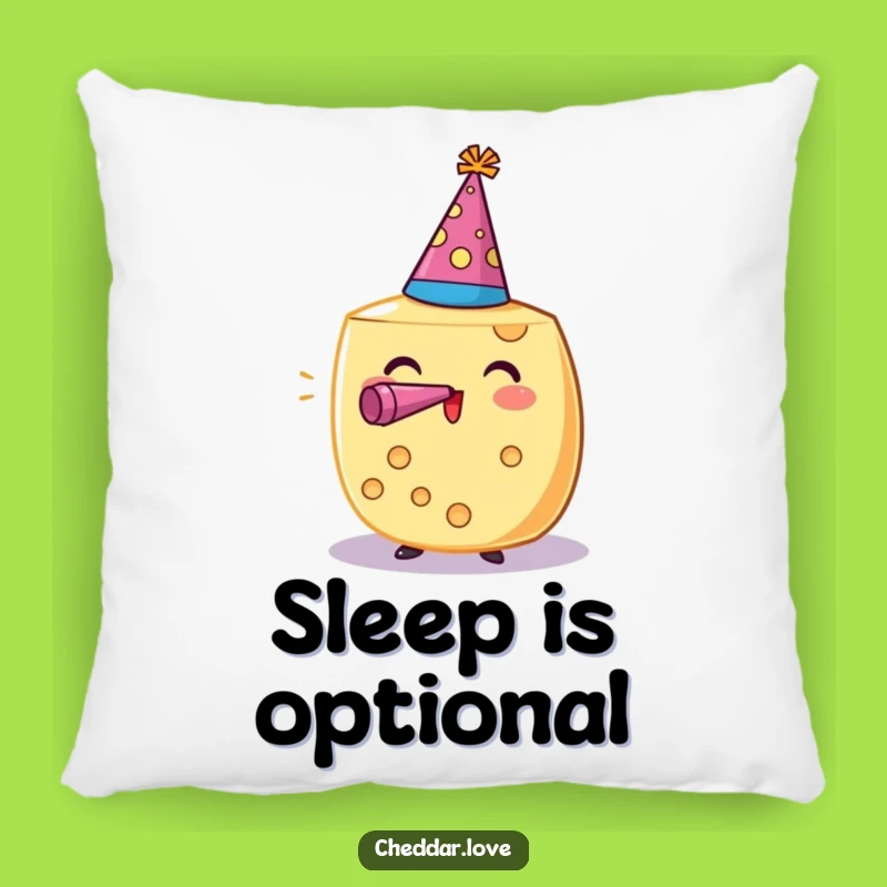 Funny Festive Cheese Wheel Pillow: Cuddle Up with Party Vibes, Funny Comfort!