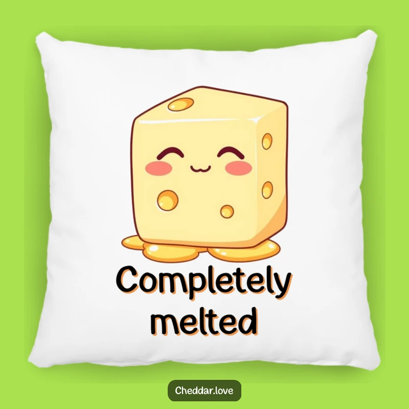 Funny Melting Cheese Pillow: Cozy Comfort, Deliciously Cheesy Design