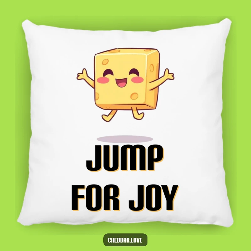 Funny Jumping Cheese Cube Pillow - Cozy Comfort for Playful Souls!