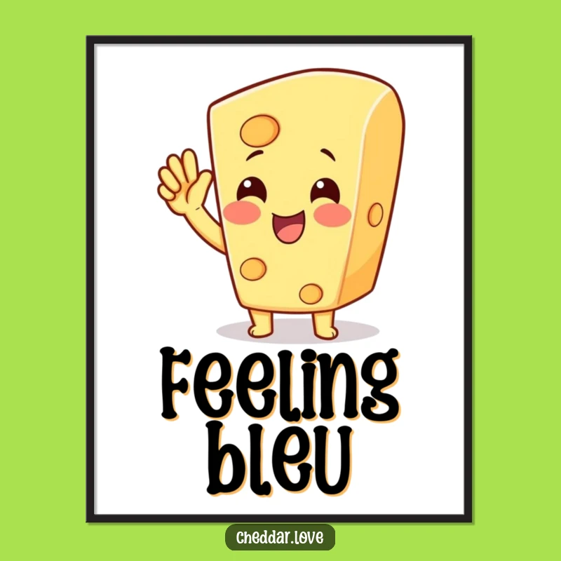 Funny Cheese Cheer Digital Art - Cheesy Victory Wall Decor Gift