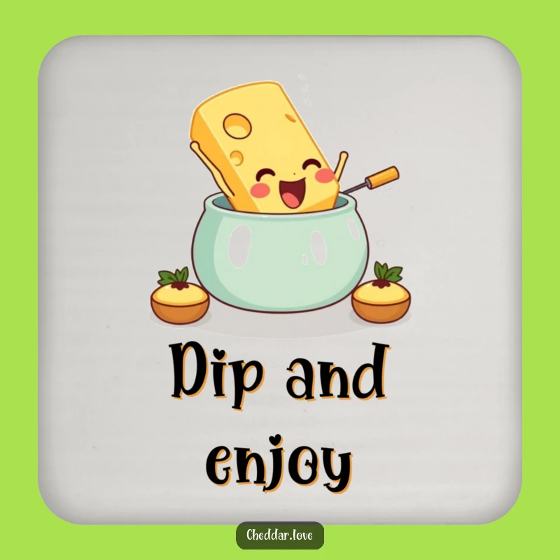 Funny Cheese Fondue Coasters: Protect Surfaces with Cheesy Charm