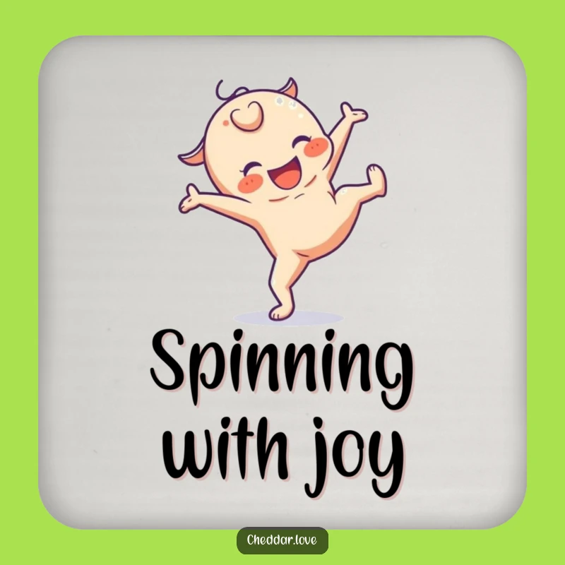 Funny Cheesy Cartwheel Coasters: Protect Surfaces with Fun