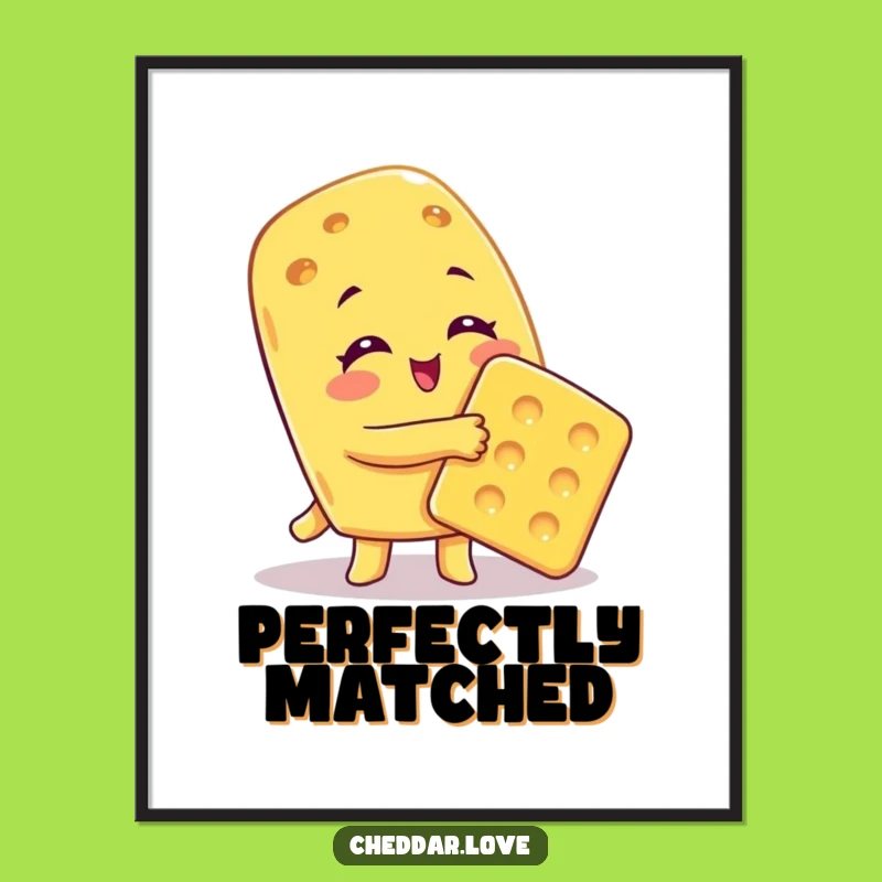 Funny Cheesy Hug Poster: Adorable Art, Hilarious Decor, Perfect Humorous Gift!