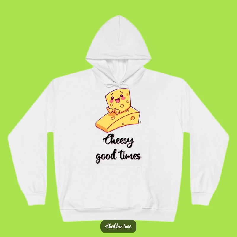 Funny Cheese Slide Hoodie - Cozy Cheesy Comfort, Ideal Funny Gift
