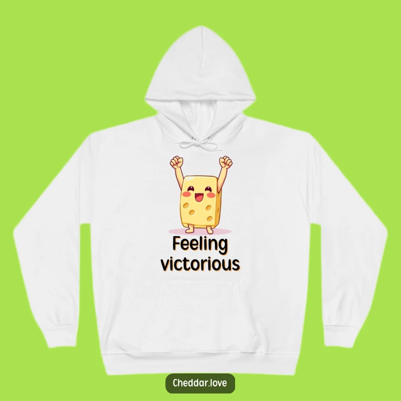 Funny Celebrating Cheese Hoodie: Stay Cozy While You Toast to Victories - A Hilarious Gift!