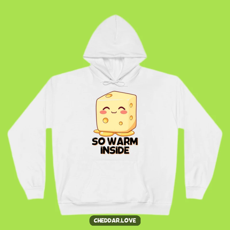 Funny Melting Cheese Hoodie: Cozy Comfort, Perfect Cheesy Gift