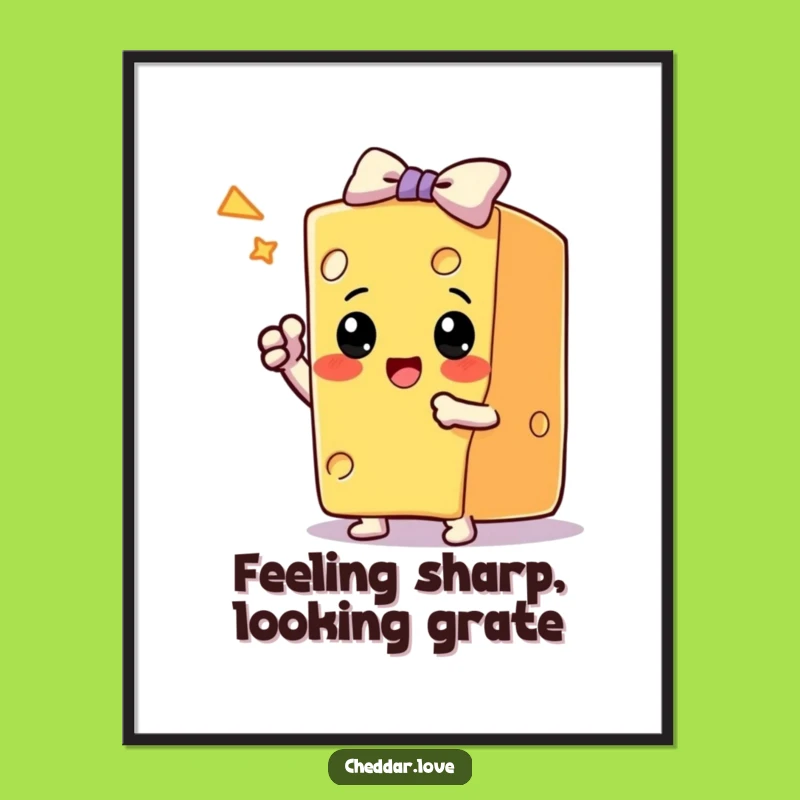 Funny Free Printable Wall Art: Cheesy Champion's Bow, Unique DIY Downloadable Decor