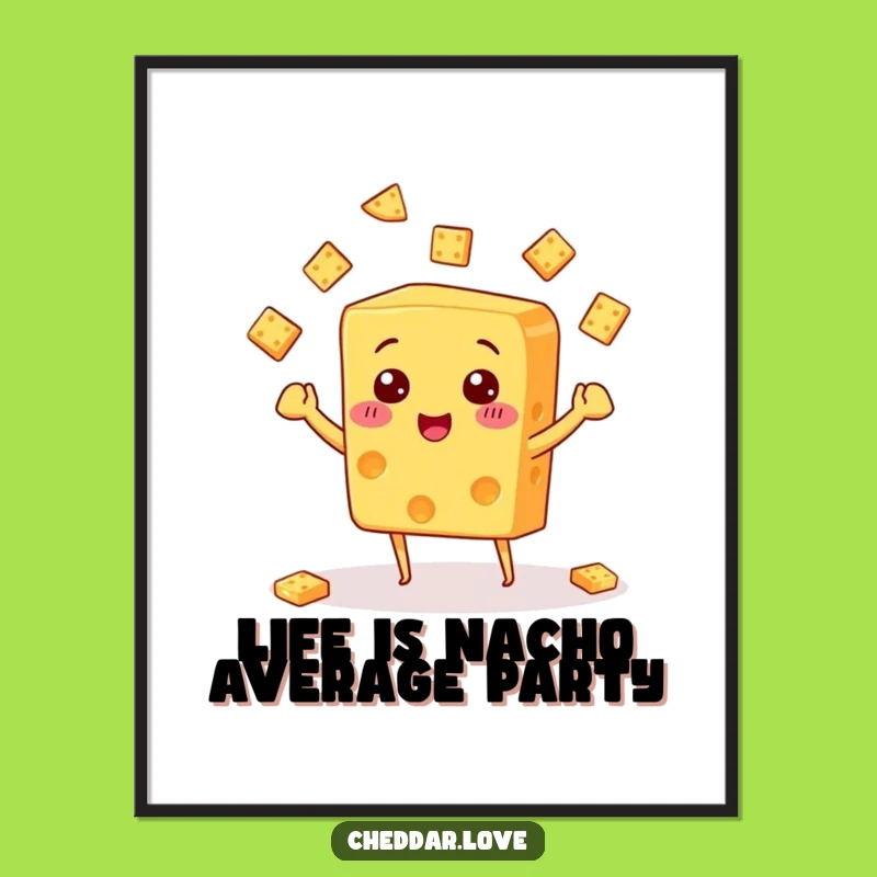 Funny Free Printable Wall Art: Juggling Cheese - Hilarious Downloadable Art!