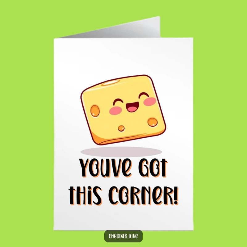 Free Printable Congrats Card: Cheesy Balance Celebration Greeting