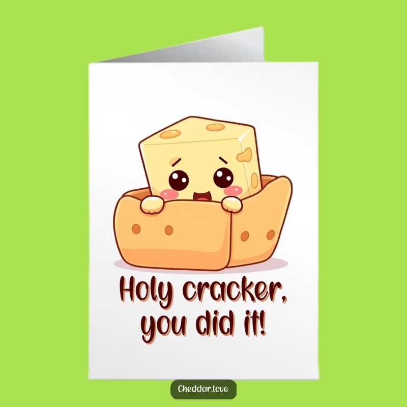 Free Printable Congrats Card: Cheesy Surprise! A Funny Downloadable Gift for Big News