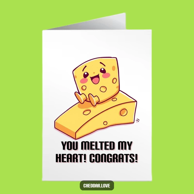 Free Printable Congrats Card: Cheese Slides to Victory, Hilarious Downloadable