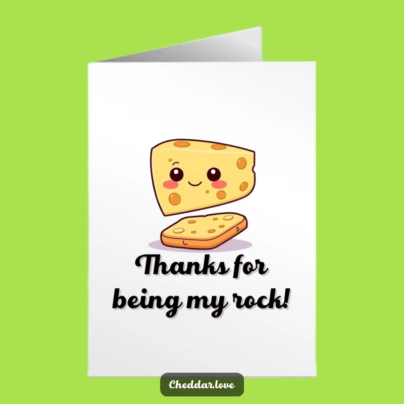 Free Printable Thank You Card: Cheesy Balance Humorous Downloadable Gift