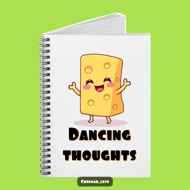 Funny Cheddar Dance Notebook: Jot Down Your Joyful Thoughts!