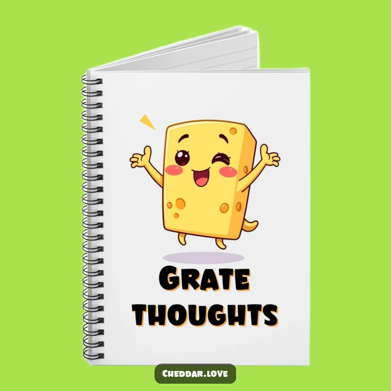 Funny Cheese Dance Notebook: Journal Your Tasty Ideas with Cheesy Flair