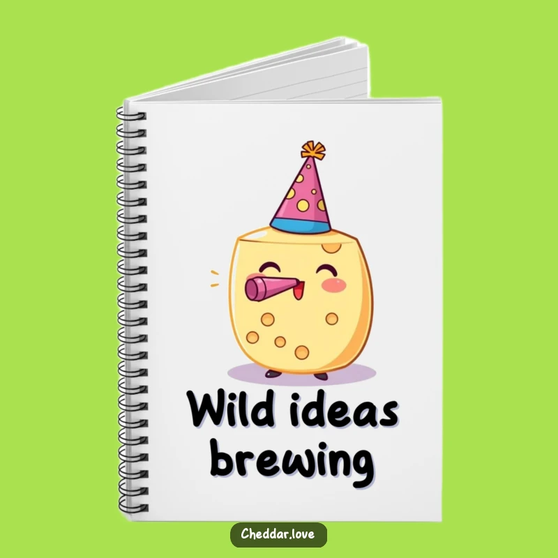 Funny Party Cheese Wheel Notebook: Plan Your Next Celebration with Humor!