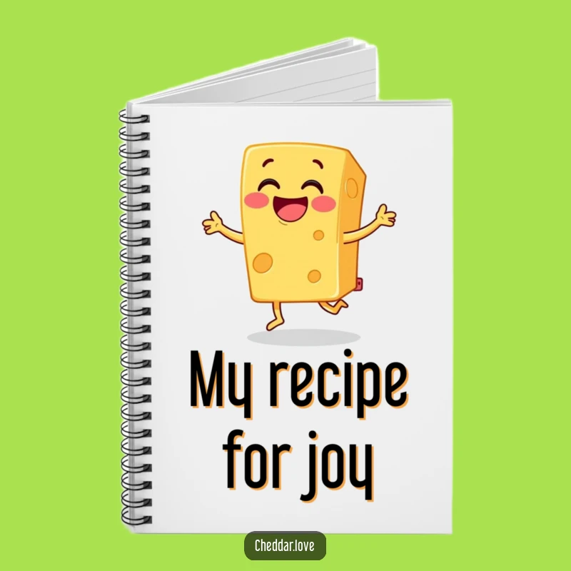 Funny Cheese Jig Notebook: Grinning Cheddar Fun, Journal Your Cheesy Ideas!
