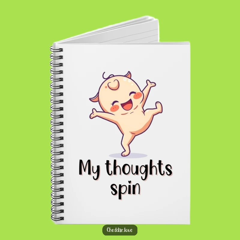 Funny Cheesy Cartwheel Notebook: Capture Ideas with Playful Flair