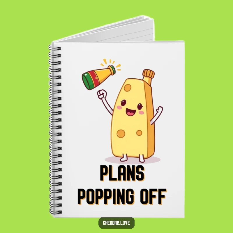 Funny Cheese Celebration Notebook: Jot Down Party Plans, Great Humorous Gift!