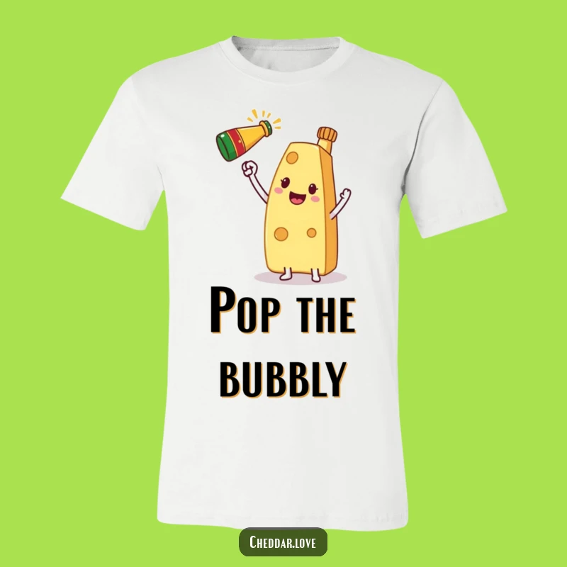 Funny Cheese Toast T-Shirt: Party Slice Design, Hilarious Apparel for Festive Fun!