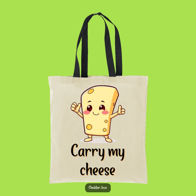 Funny Happy Cheese Hero Tote Bag - Stylish Whimsical Accessory
