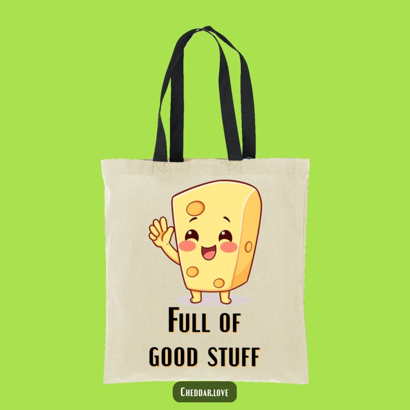 Funny Cheese Cheer Tote Bag - Cheesy Everyday Accessory Gift