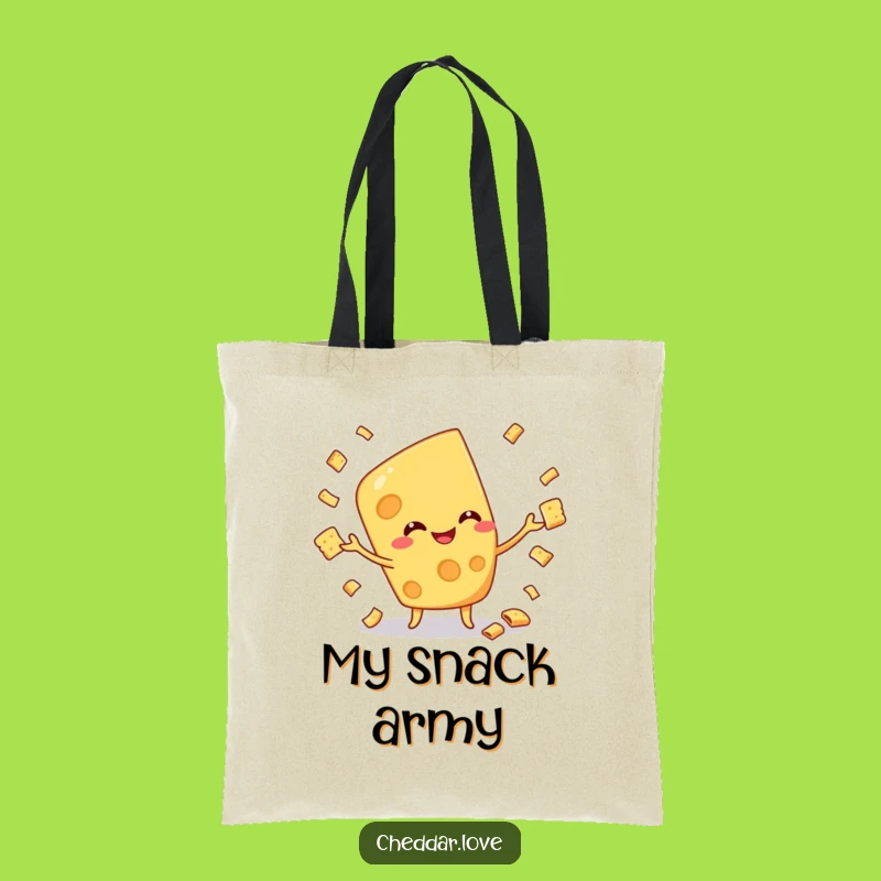 Funny Juggling Cheese Tote Bag - Practical and Hilarious Carry-All